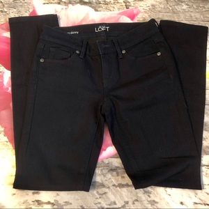 LOFT Modern Skinny Dark Denim Pant
